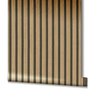 Noordwand Tapet Botanica Wooden Slats brun och ek - Bild 3