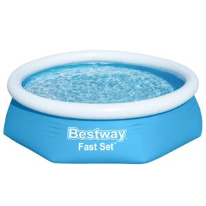 Bestway Uppblåsbar pool Fast Set rund 244x66 cm 57265 - Bild 2