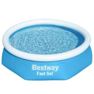 Bestway Uppblåsbar pool Fast Set rund 244x66 cm 57265 - Bild 3