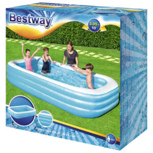 Bestway Uppblåsbar pool 305x183x56 cm - Bild 9