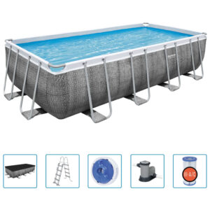 Bestway Pool Power Steel rektangulär 549x274x122 cm - Bild 2