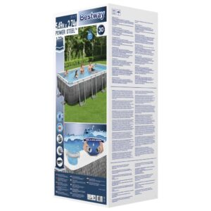 Bestway Pool Power Steel rektangulär 549x274x122 cm - Bild 11