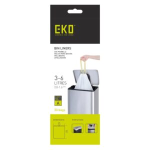 EKO Soppåsar A 3-6 liter 24x30 delar vit - Bild 2