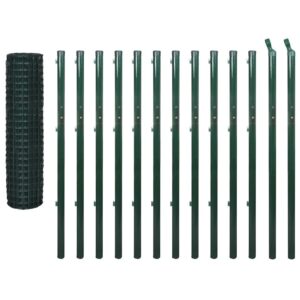 vidaXL Eurofence stål 25x1,7 m grön - Bild 2