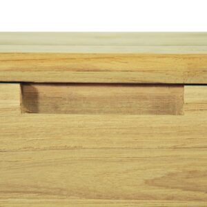 vidaXL Konsolbord 120x35x76 cm massiv teak - Bild 9