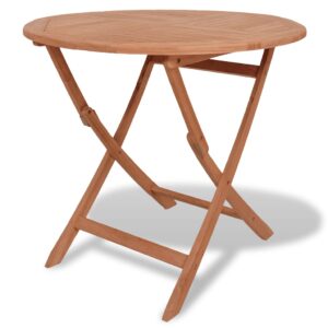 vidaXL Hopfällbart trädgårdsbord 85x76 cm massiv teak - Bild 3