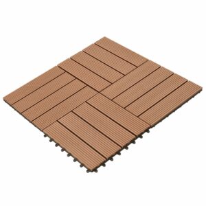 WPC Klickgolv 30x30cm 11-pack 1m2 Brun - Bild 2