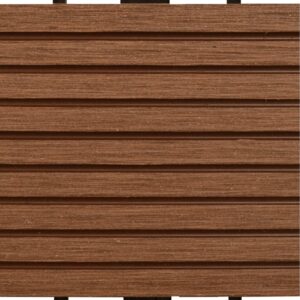 WPC Klickgolv 30x30cm 11-pack 1m2 Brun - Bild 5