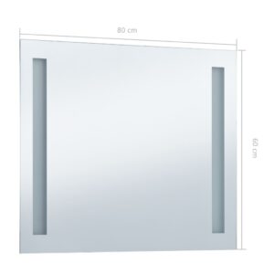 vidaXL Badrumsspegel LED 80x60 cm - Bild 7