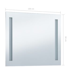 vidaXL Badrumsspegel LED 100x60 cm - Bild 7