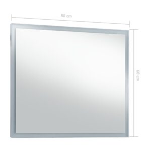 vidaXL Badrumsspegel LED 80x60 cm - Bild 8