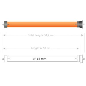 vidaXL Rörmotor 10 Nm - Bild 5