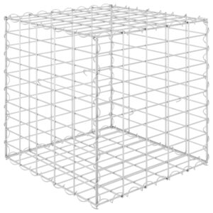 vidaXL Planteringsgabion upphöjd stål 50x50x50 cm - Bild 2