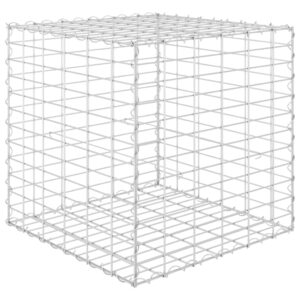 vidaXL Planteringsgabion upphöjd stål 60x60x60 cm - Bild 2