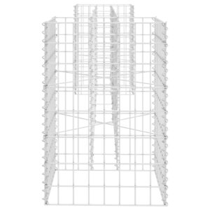 vidaXL Planteringsgabion H-formad stål 260x40x60 cm - Bild 4