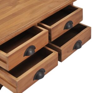 vidaXL Soffbord 68x68x30 cm massiv teak - Bild 4