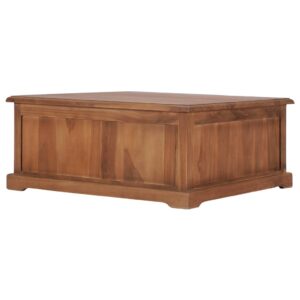 vidaXL Soffbord 68x68x30 cm massiv teak - Bild 5