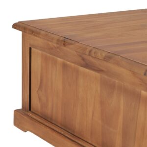 vidaXL Soffbord 68x68x30 cm massiv teak - Bild 6