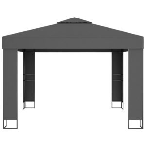 vidaXL Paviljong med dubbeltak 3x3 m antracit - Bild 3