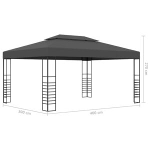 vidaXL Paviljong 3x4 m antracit - Bild 6