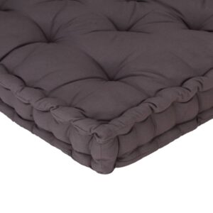 vidaXL Dyna till pallsoffa bomull 120x40x7 cm antracit - Bild 6