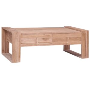 vidaXL Soffbord 110x60x40 cm massiv teak - Bild 2