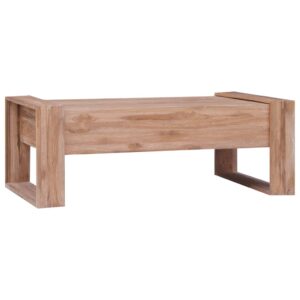 vidaXL Soffbord 110x60x40 cm massiv teak - Bild 7