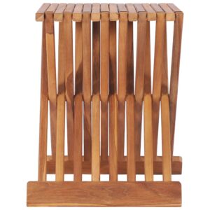 vidaXL Hopfällbar pall 40x32x45 cm massiv teak - Bild 3