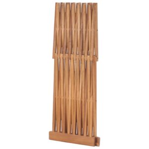 vidaXL Hopfällbar pall 40x32x45 cm massiv teak - Bild 5