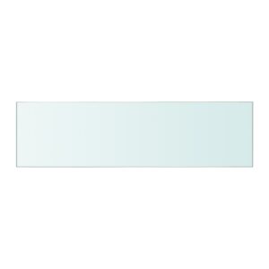 vidaXL Hyllplan 2 st glas genomskinlig 50x12 cm - Bild 3