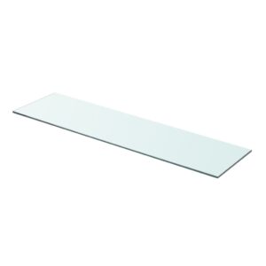 vidaXL Hyllplan 2 st glas genomskinlig 80x20 cm - Bild 2