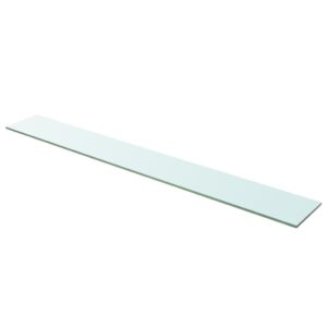 vidaXL Hyllplan 2 st glas genomskinlig 110x15 cm - Bild 2