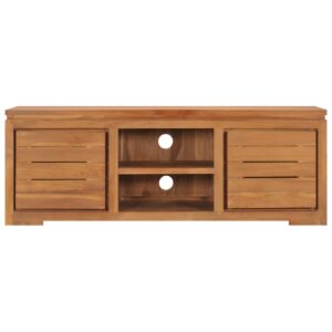 vidaXL TV-bänk 110x30x40 cm massiv teak - Bild 2