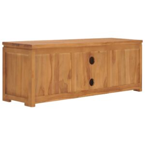 vidaXL TV-bänk 110x30x40 cm massiv teak - Bild 4