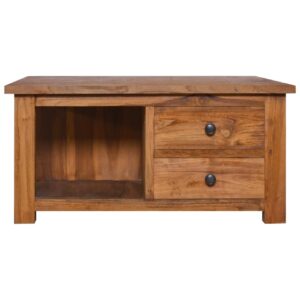 vidaXL Soffbord 68x68x33 cm massiv teak - Bild 3