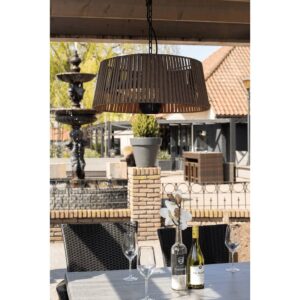 Sunred Hängande terrassvärmare Artix Corda 1800 W halogen brun - Bild 4