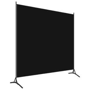 vidaXL Rumsavdelare svart 175x180 cm tyg - Bild 2