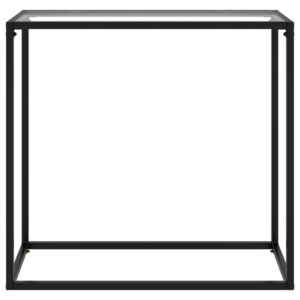 vidaXL Konsolbord transparent 80x35x75 cm härdat glas - Bild 2