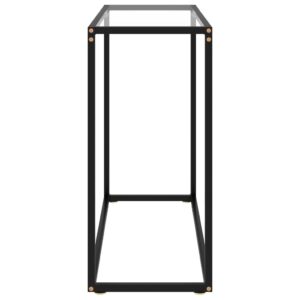 vidaXL Konsolbord transparent 80x35x75 cm härdat glas - Bild 3