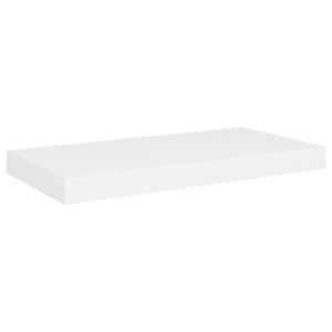 vidaXL Svävande vägghylla vit 50x23x3,8 cm MDF - Bild 2