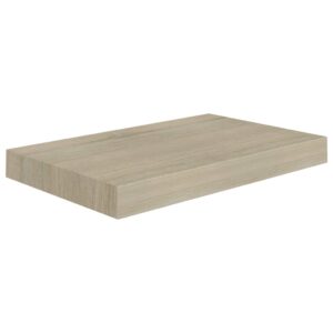 vidaXL Svävande vägghyllor 2 st ek 40x23x3,8 cm MDF - Bild 4