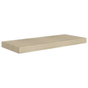 vidaXL Svävande vägghylla ek 60x23,5x3,8 cm MDF - Bild 2