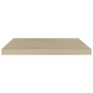 vidaXL Svävande vägghyllor 4 st ek 60x23,5x3,8 cm MDF - Bild 5