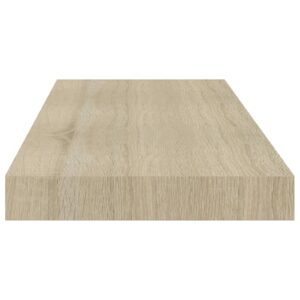 vidaXL Svävande vägghyllor 4 st ek 60x23,5x3,8 cm MDF - Bild 6