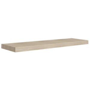 vidaXL Svävande vägghyllor 2 st ek 90x23,5x3,8 cm MDF - Bild 4