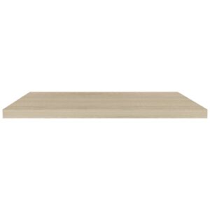 vidaXL Svävande vägghyllor 2 st ek 90x23,5x3,8 cm MDF - Bild 5