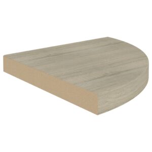 vidaXL Svävande hörnhylla ek 35x35x3,8 cm MDF - Bild 4