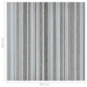 vidaXL Självhäftande golvplankor 55 st PVC 5,11 m² ljusgrå - Bild 11