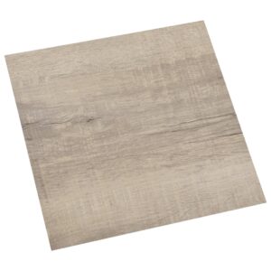 vidaXL Självhäftande golvplankor 55 st PVC 5,11 m² taupe - Bild 4