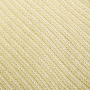 vidaXL Solsegel 160 g/m² beige 2x4,5 m HDPE - Bild 2